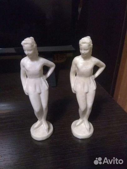 Статуэтка фигуристка СССР 50-е годы