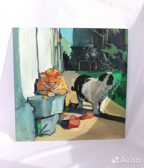 Картина акрилом на холсте