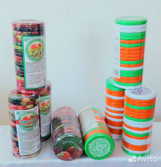 Крышки винтовые металлические для банок закаточные