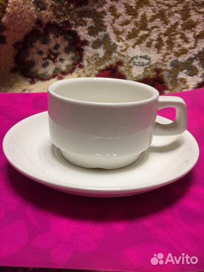 Чайная пара и заварочный чайник,фарфор