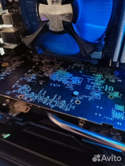 Игровой, 4ядра, 16озу, ssd, hdd, rx580, моник 22