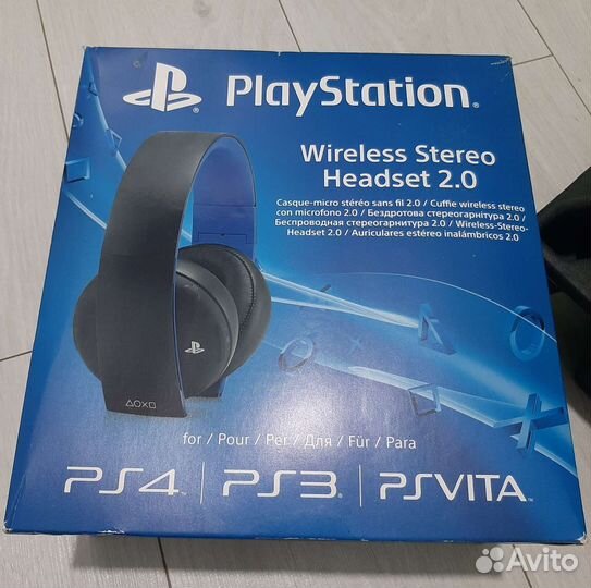 Беспроводные наушники sony playstation