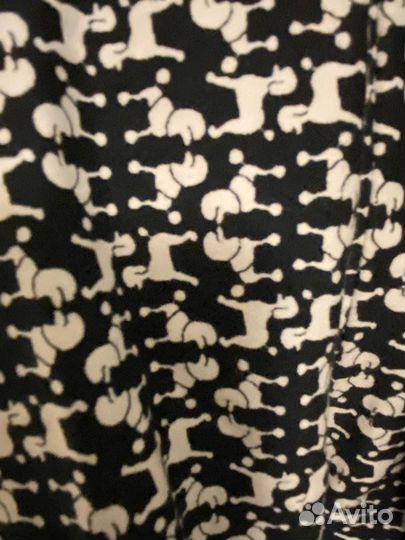 Юбка с рисунком пуделей