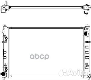 33011016 Радиатор mazda MPV 3.0 02-06 33011016