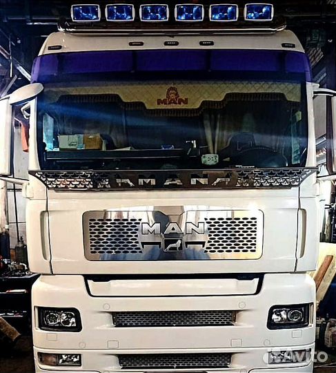 Накладки MAN TGA TGX TGS зеркало нерж