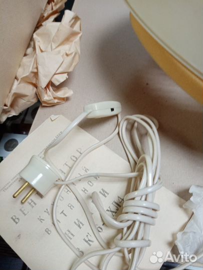 Вентилятор кухонный вытяжной СССР