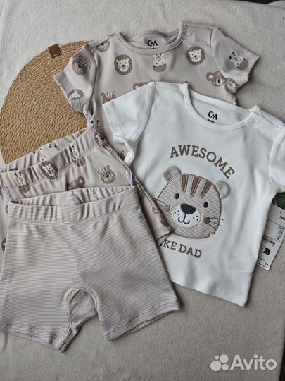 Комплект шорты, футболка ca 74, 92