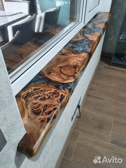 Подоконник из массива на заказ