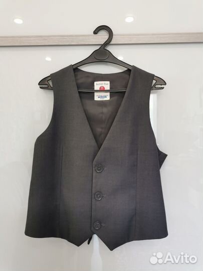 Жилет школьный Button Blue 146