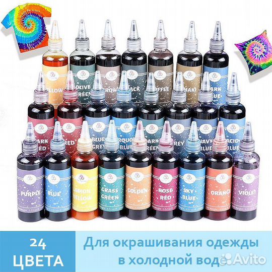 100 мл. Краситель для ткани Темно-красный