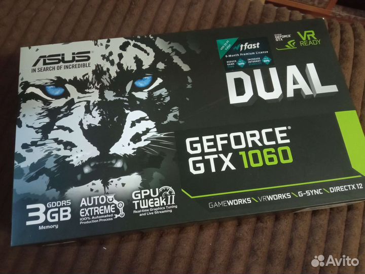 Asus GeForce GTX 1060 3GB