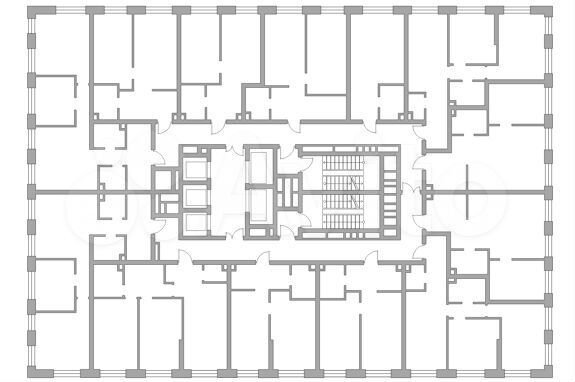 2-к. квартира, 45,7 м², 5/28 эт.