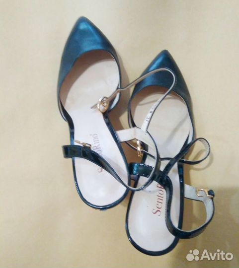 Туфли кожаные