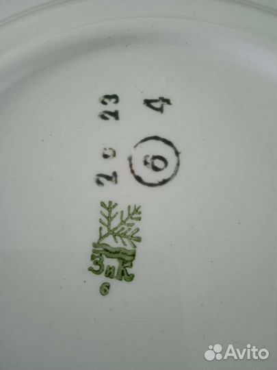 Тарелки СССР зик, дулево. Китайские времен СССР