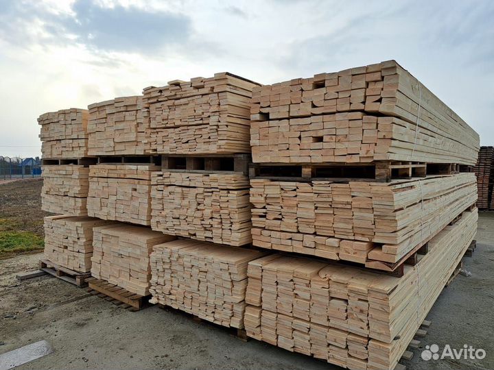 Доска обрезная, камерной сушки 50*200*6000