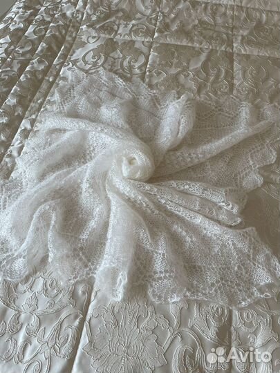 Оренбургский пуховый платок паутинка