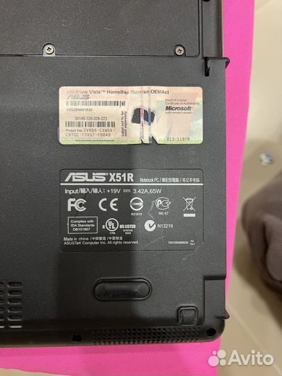 Ноутбук аsus X51R