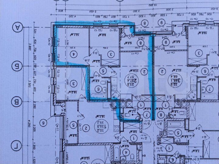 2-к. квартира, 57,7 м², 12/13 эт.