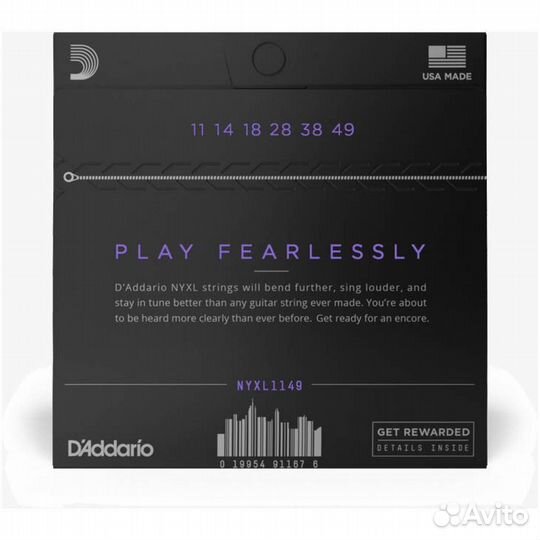 D'addario nyxl1149 - Струны для электрогитары Дадд
