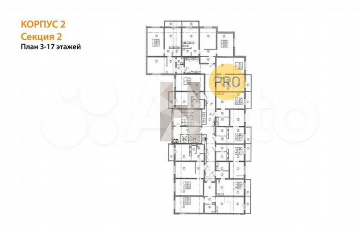 Квартира-студия, 27,5 м², 6/17 эт.