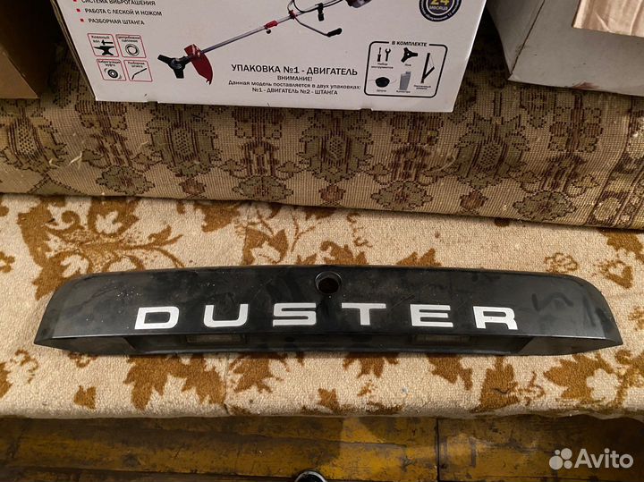 Накладка крышки багажника renault duster