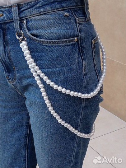 Колье-сотуар из бусин (бодичейн)