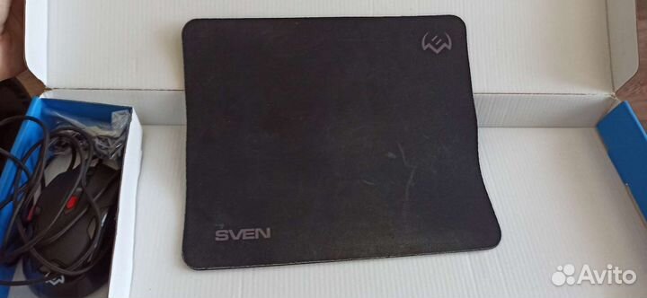 Игровая клавиатура+мышка+коврик(Sven набор)