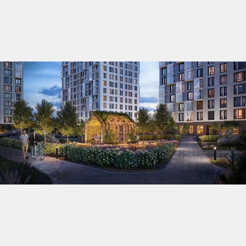 2-к. квартира, 57,3 м², 1/17 эт.