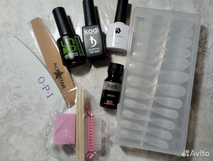 Гелевые типсы Набор для наращивания ногтей