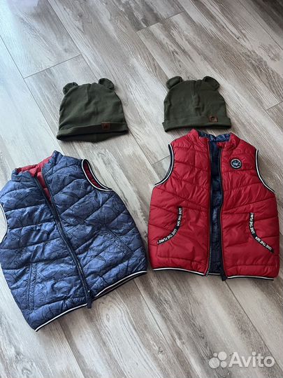 Жилетки для двойни 86