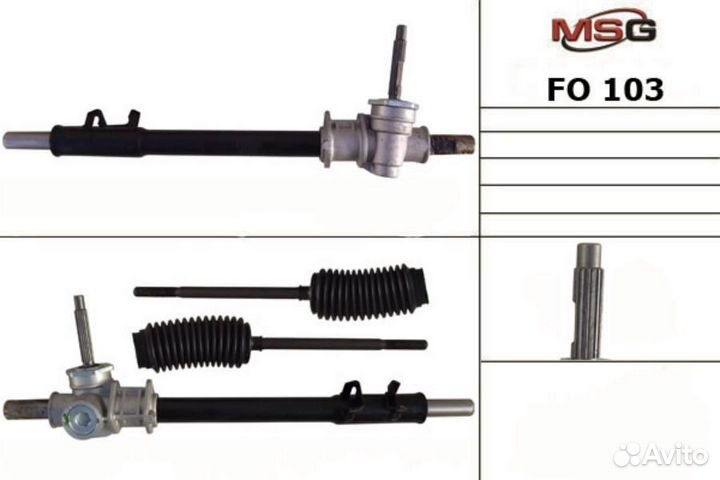MSG FO103 Рулевая рейка без гур новая ford escort