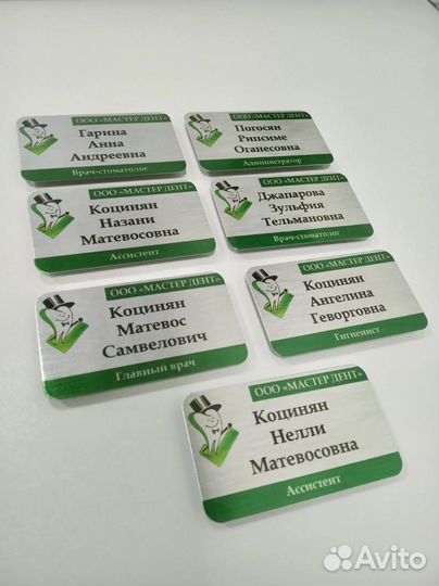 Медицинские бейджи на магните