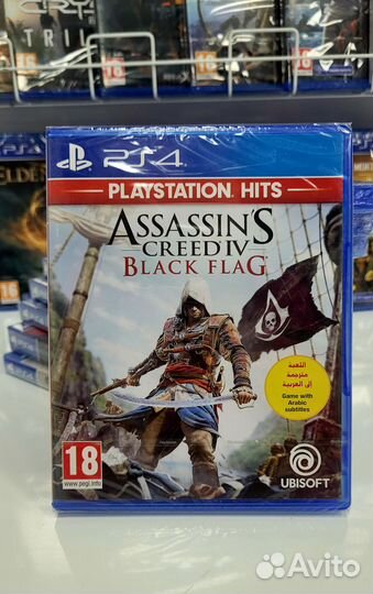 Assassin's Creed 4 Черный Флаг PS4 (новый)