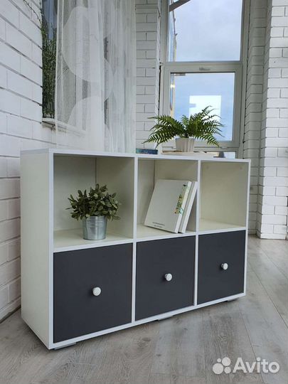 Стеллаж как в Икеа 6 секций. Доставка