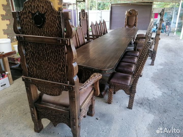 Столы и стулья под старину