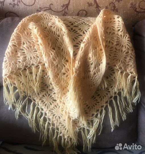 Шаль, ручная работа