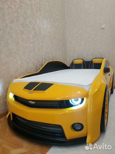 3д кровать-машина Камаро Бамблби (Ставрополь)