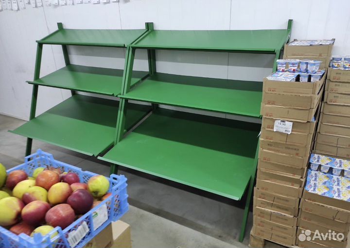 Полки стеллажи металлические для магазина