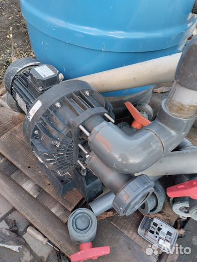 Установка для фильтрации бассейна