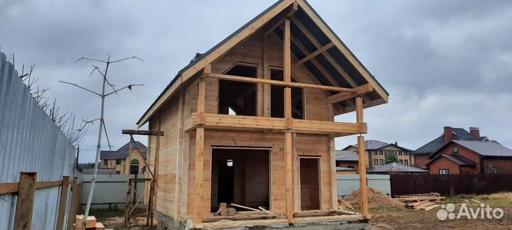 Готовые баня из профилированного бруса