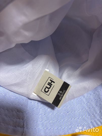 Шапочки, панамка десткие 3-6 месяцев