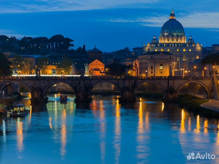 Экскурсия — Рим — Магия ночного Рима: прогулка вми