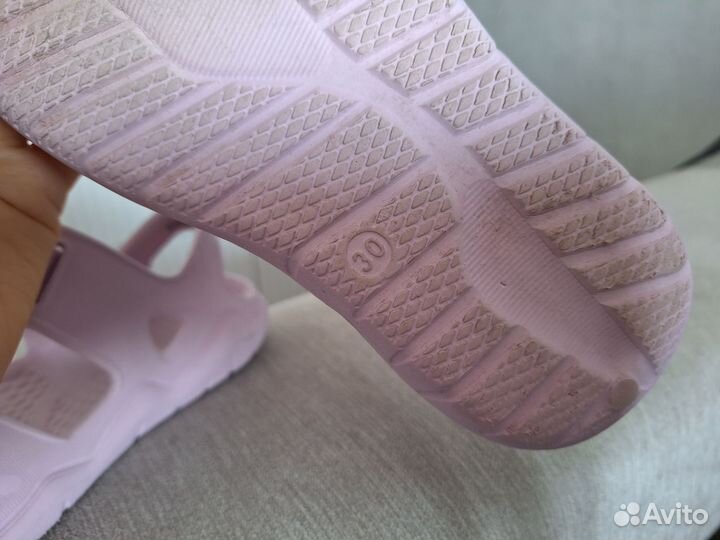 Резиновые сандалии для девочки 30