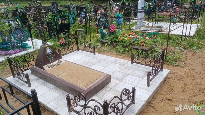 Благоустройство могил реставрация могил Памятники