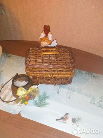 Плетённый сундучок