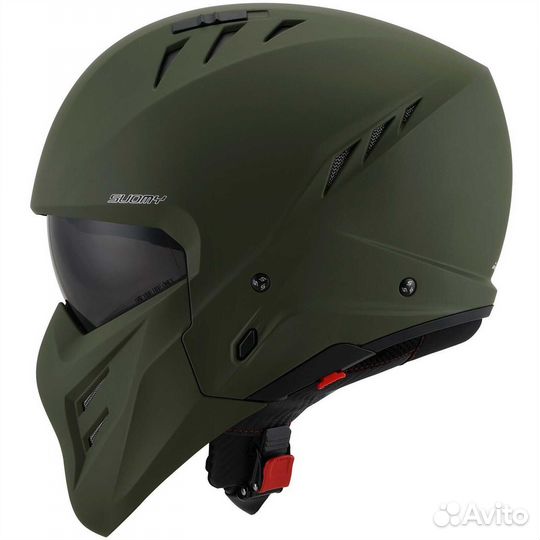 Moto Jet Мотошлем Suomy armor plain Matt Military