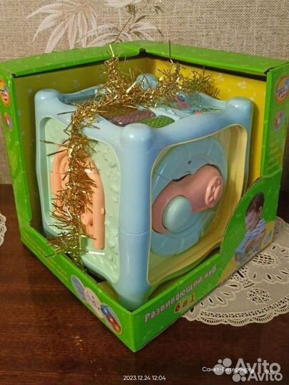 Развивающий, музыкальный куб