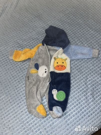 Комбинезон плюшевый 62 68