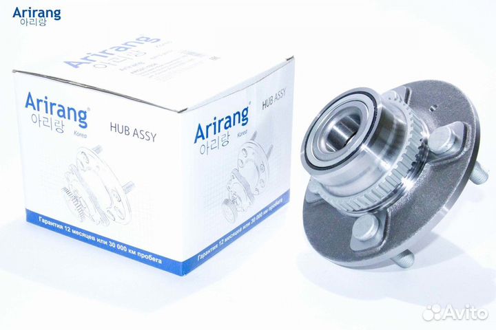 Ступица с подшипником hyundai accent 99- задн