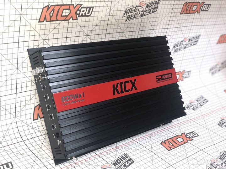 Моноблок 1-канальный усилитель Kicx SP 600D